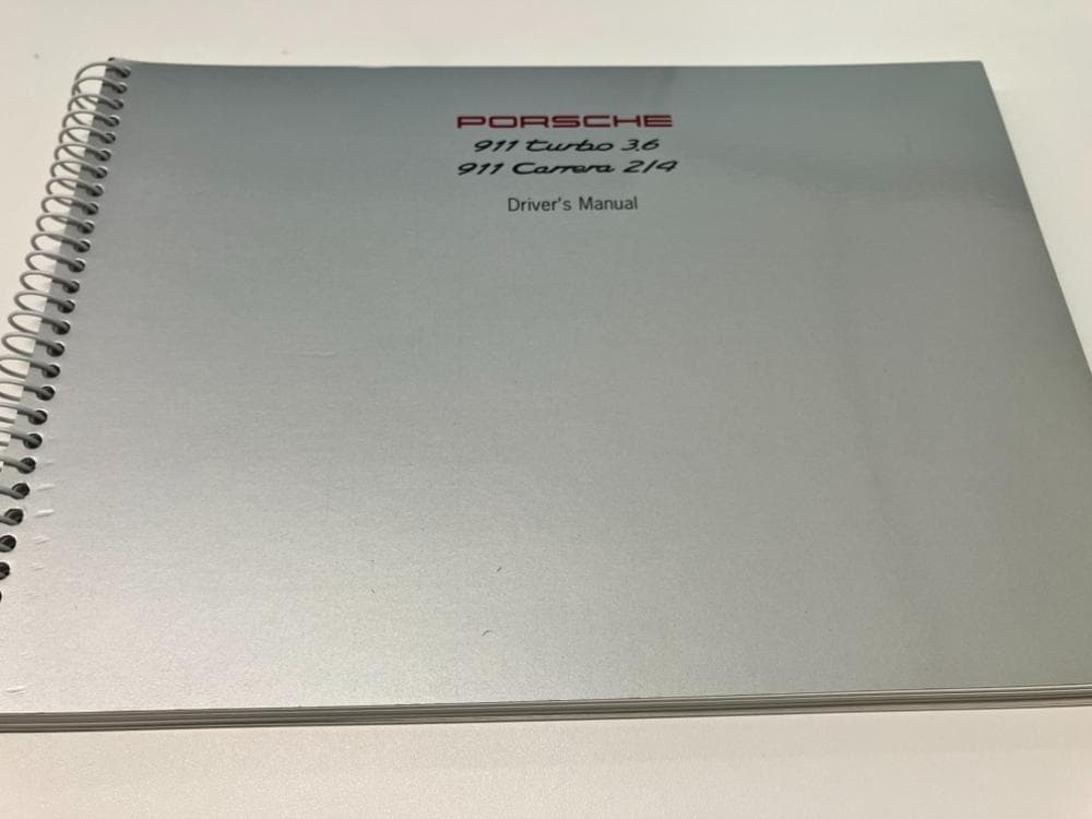 ポルシェ911(964)ドライバーズマニュアル ミツワ自動車 PORSCHE