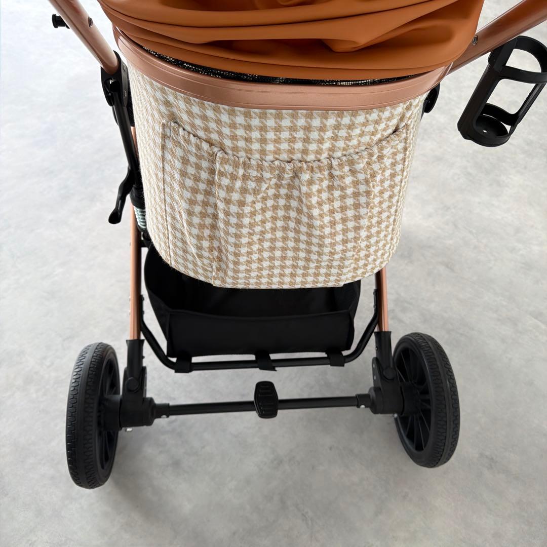 開封済み 少し大きめペットカート 折りたたみ可能 30kgまで 中型犬 多頭飼い