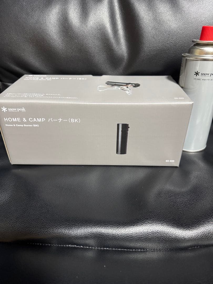 ＆CAMP バーナー ブラック GS-600BK ガス付き