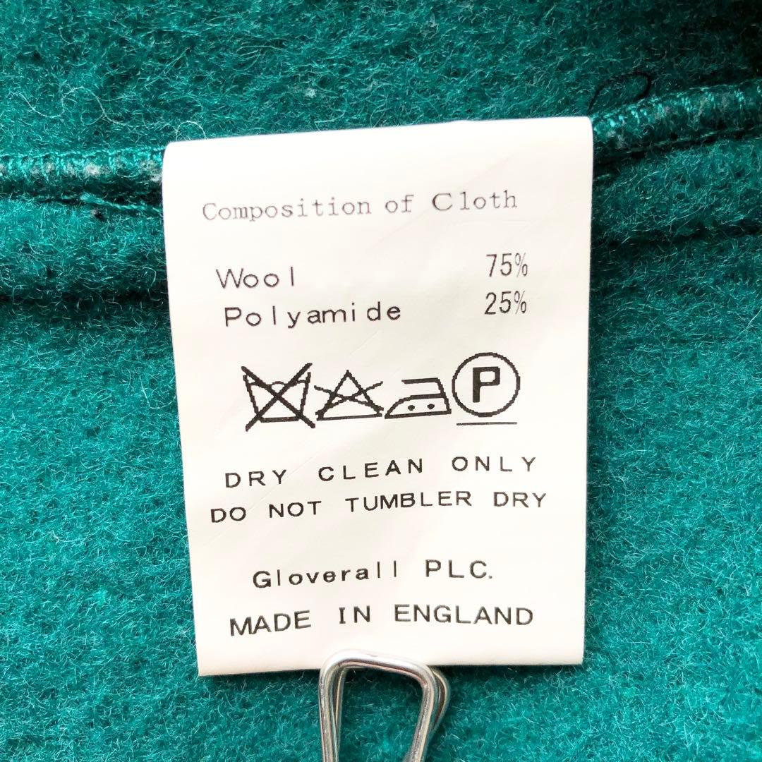 2965y美品　グローバーオール　ダッフルコート　緑　モンティ