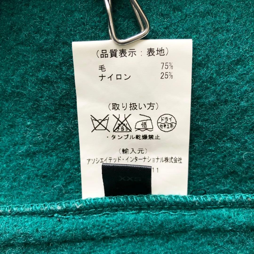 2965y美品　グローバーオール　ダッフルコート　緑　モンティ