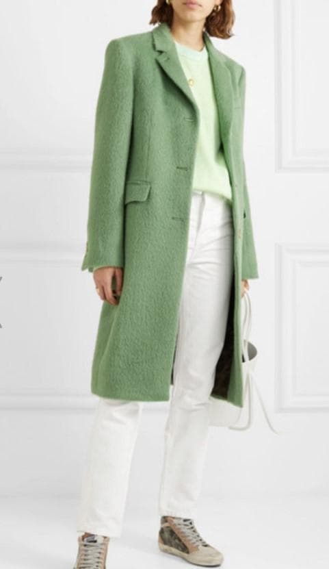 Acne Studios アルパカシャギー チェスターコート