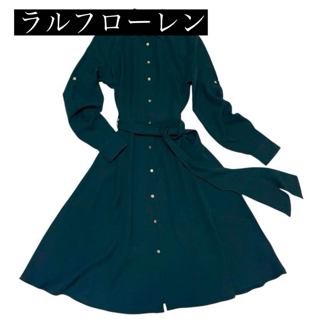 ラルフローレン　ワンピース　グリーンカラー 美品　即購入OK！