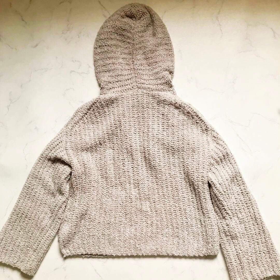 未使用 美品✨ギャルリーヴィー 完売 コットン パイル フーデッドプルオーバー