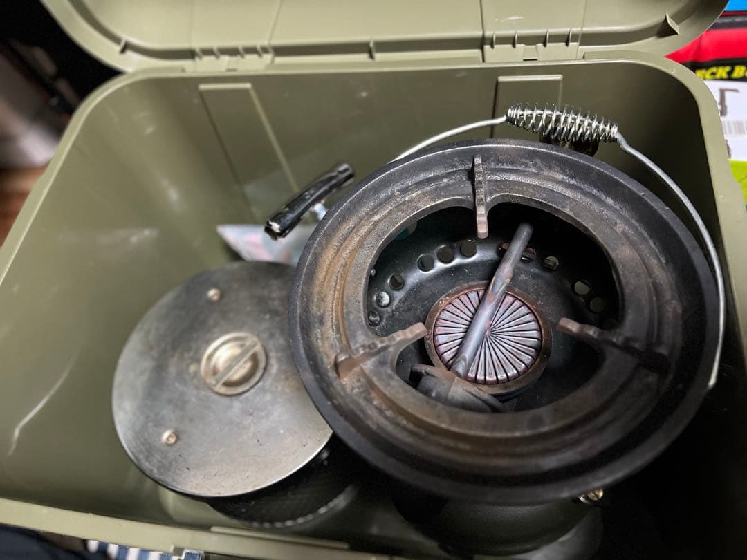 オムニバーナー 【SI-57】（艶消しオリーブ）ホヤ付き　収納ケース付き