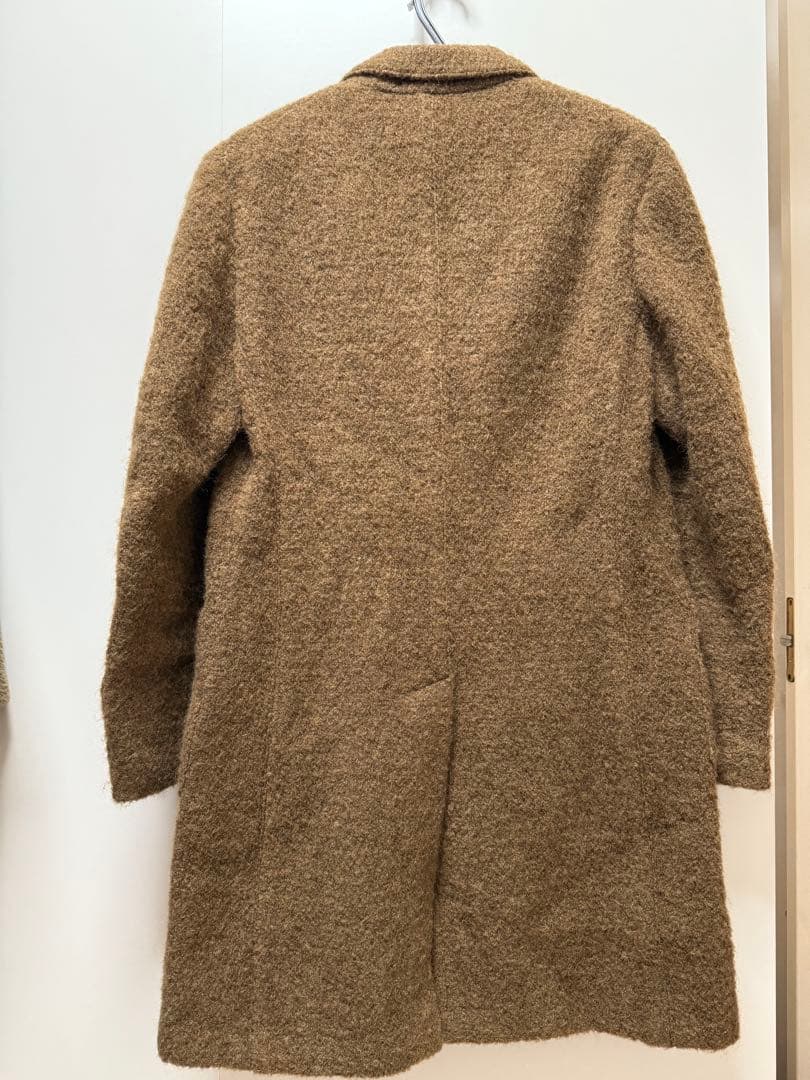 ブラウン チェスターコート ウール系