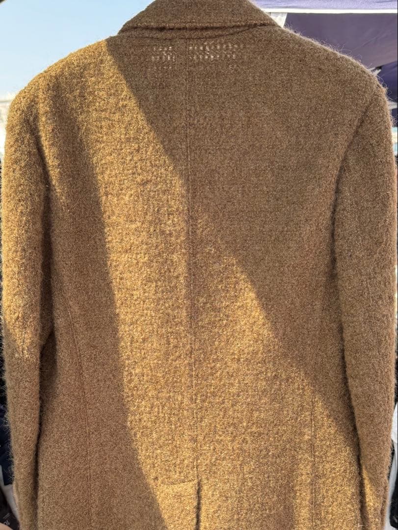 ブラウン チェスターコート ウール系