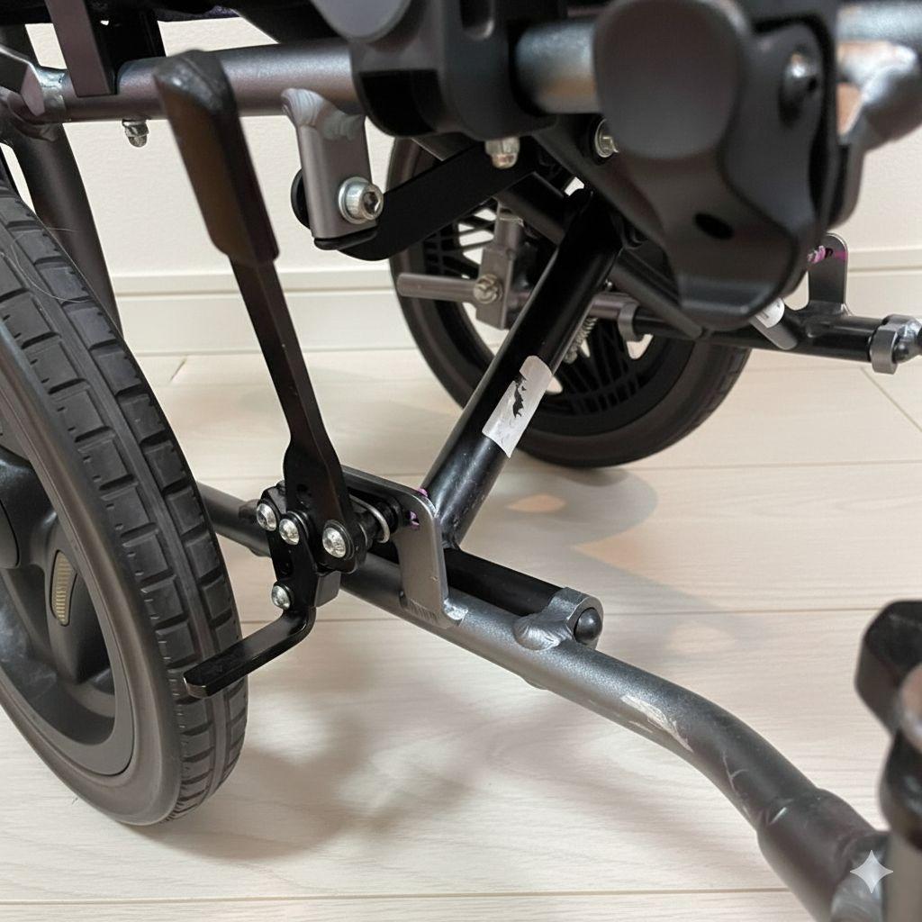 ♿小柄の人に最適 とても便利な多機能 超軽量 介助式 車椅子 ノーパンクタイヤ