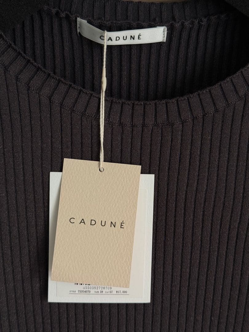 CADUNE袖バルーンニット75354070
