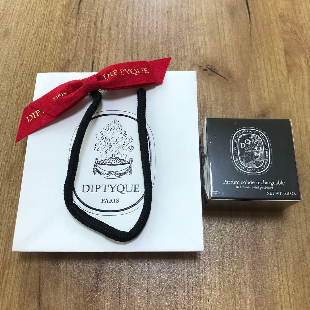 Diptyque ソリッドパフューム　 ドソン　紙袋とリボン付属