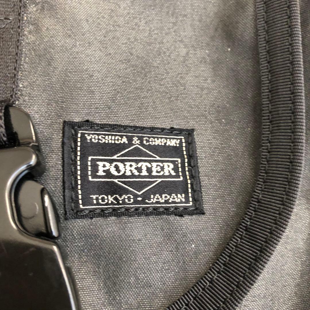 吉田カバンPORTERポーター　メッセンジャーバッグ　グレーワイヤー素材