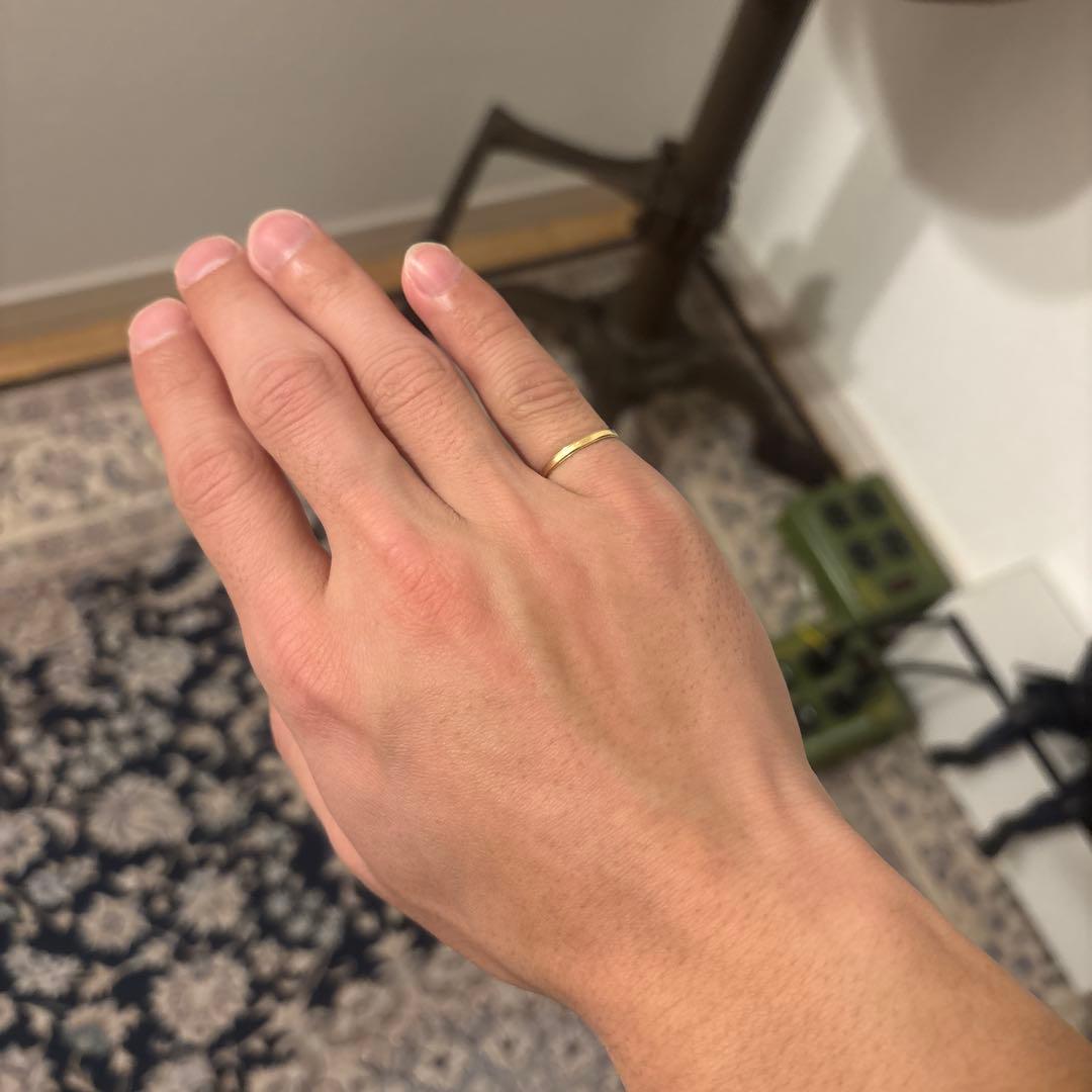 K18 ヴィンテージ リング 7号