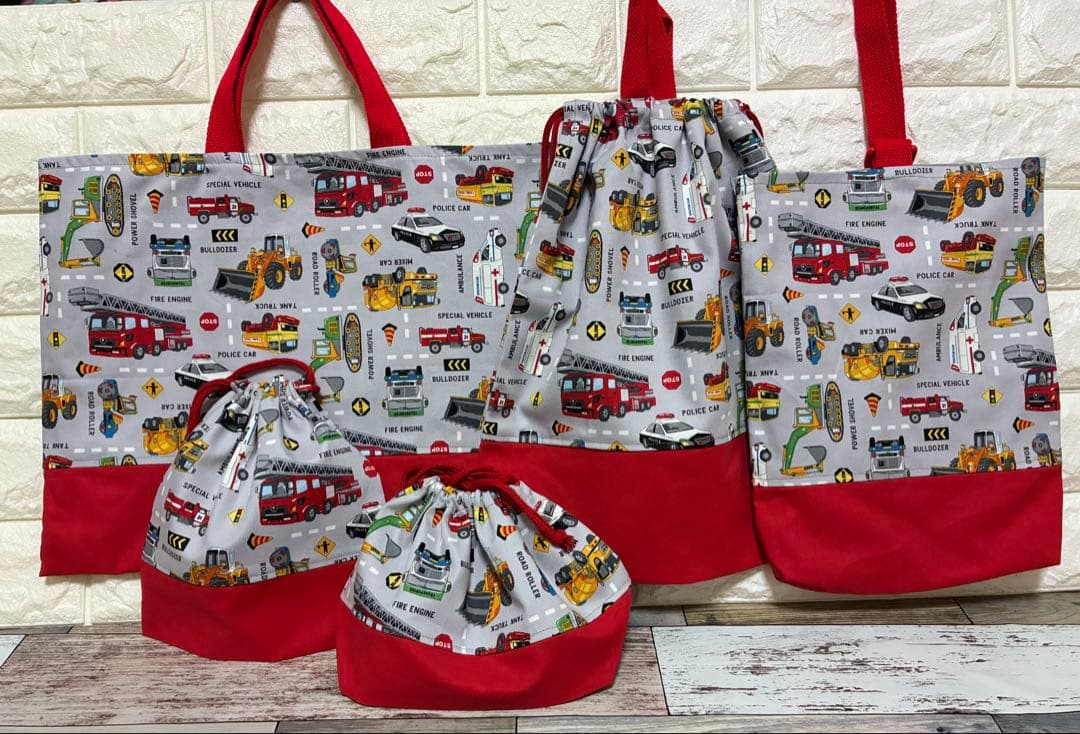 入園　入学　オーダーページ　男の子　ハンドメイド　レッスンバッグ　上履き　体操着