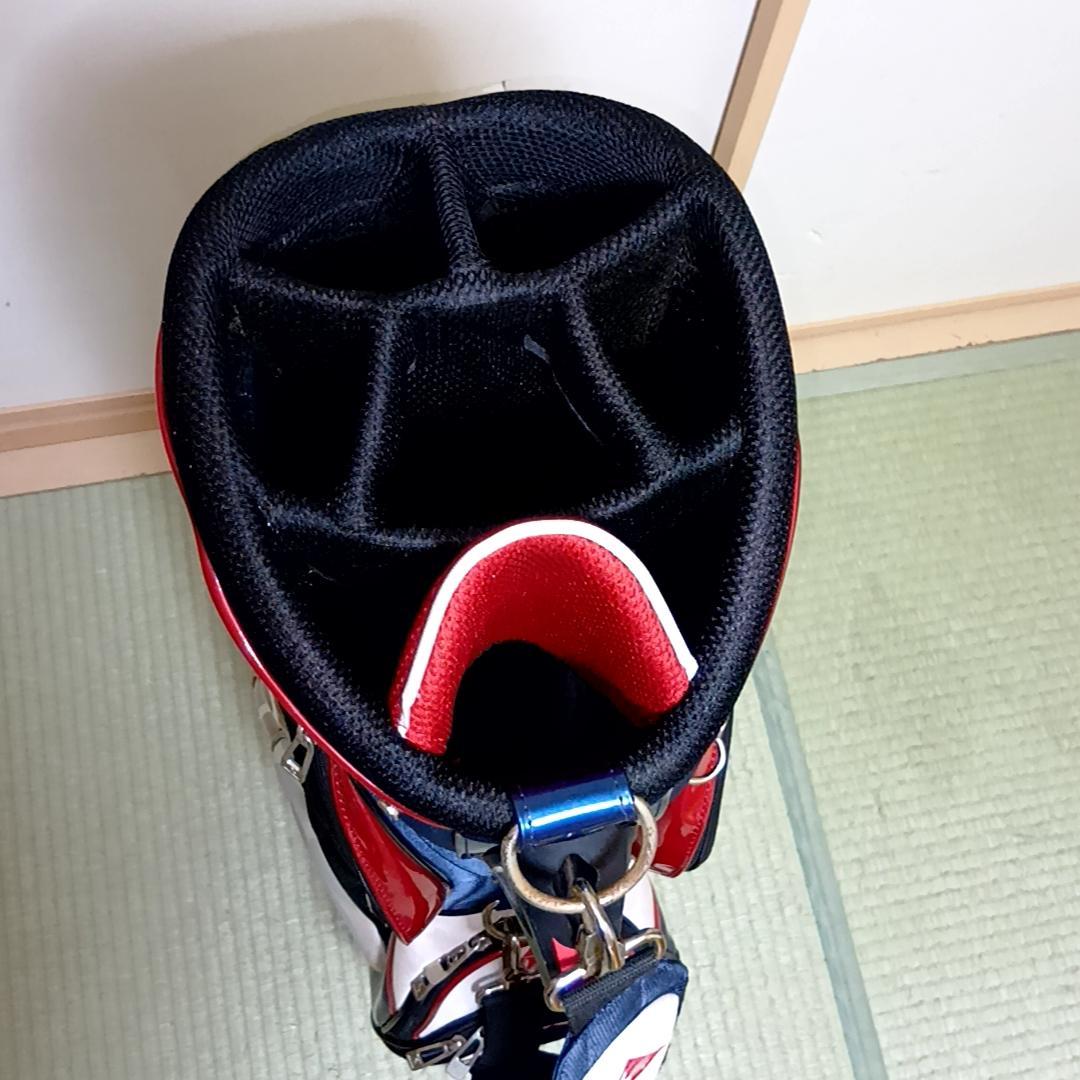 le coq sportif キャディバッグ ゴルフバッグ トリコロール