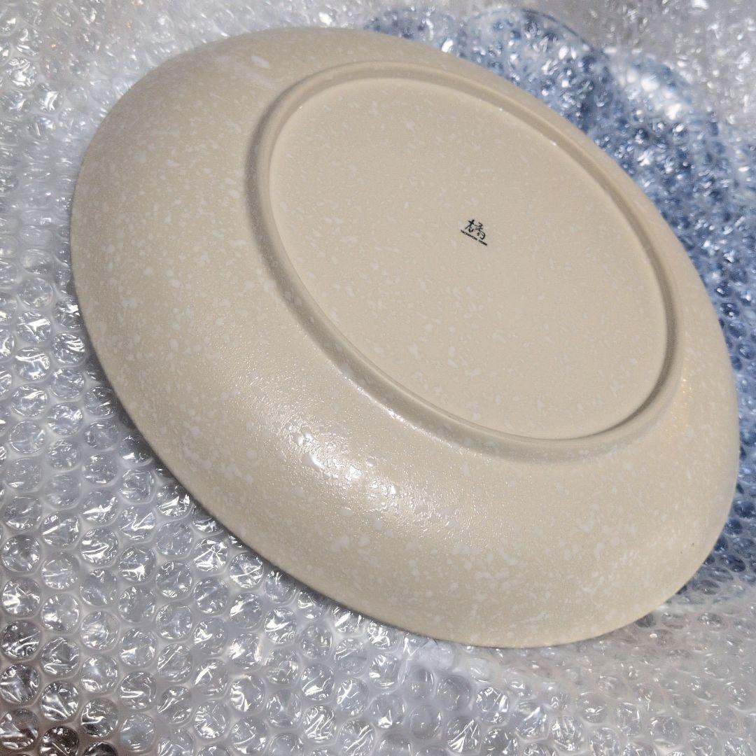 ホテル旅館用 メイン料理用橘 紅葉の花柄 楕円形皿