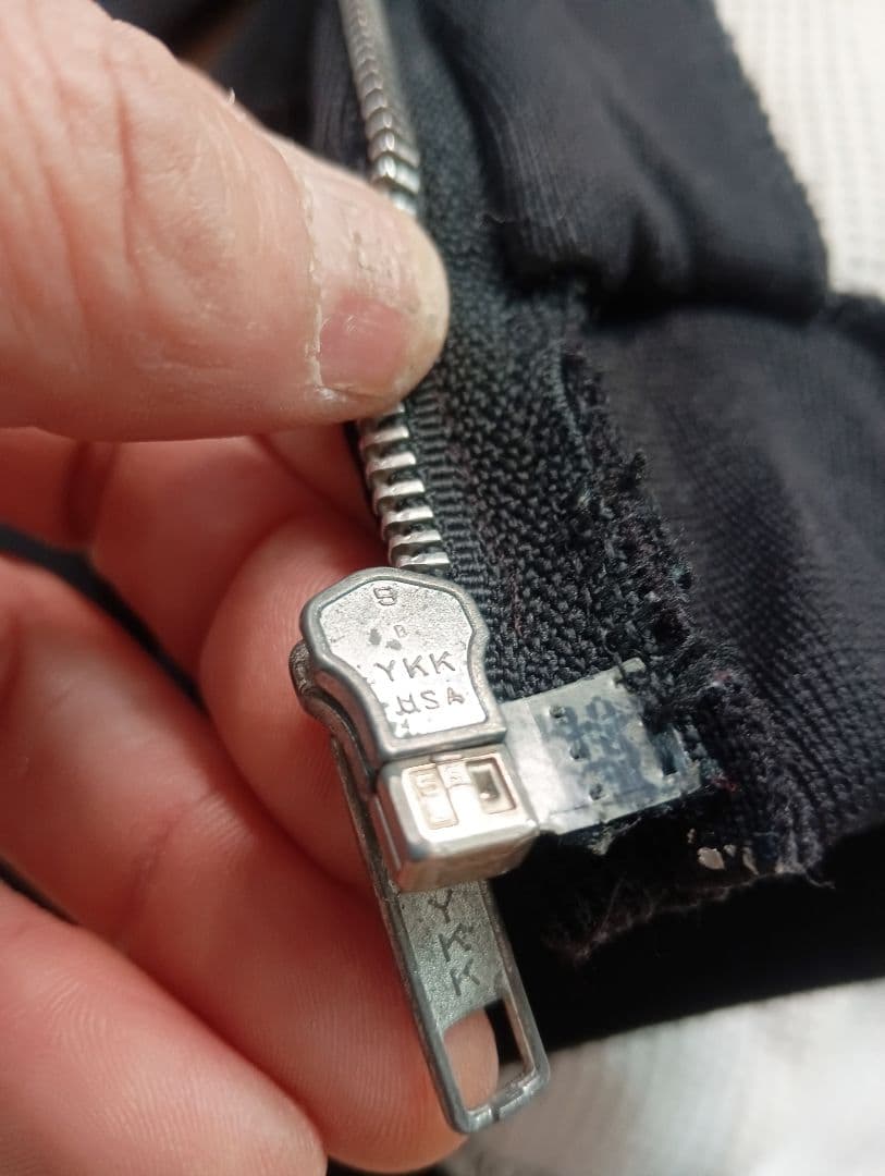 【USA-vintage】pluma full-zip parka Waffle