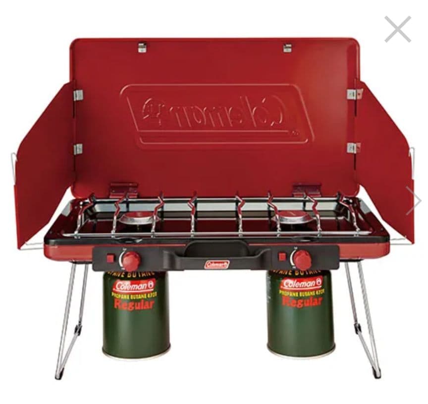 【Coleman】新品！ パワーハウスLP ツーバーナーストーブ Ⅱ(レッド)