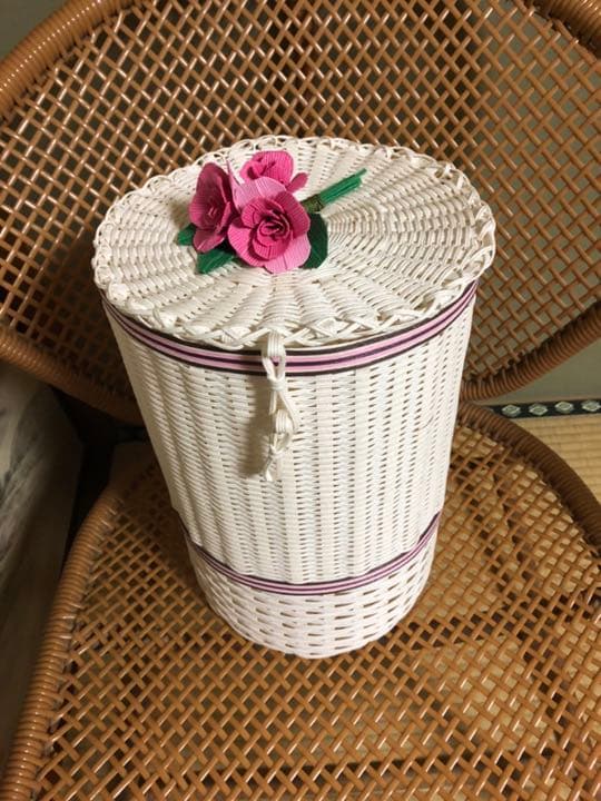 さくら様　オーダーゴミ箱、ピクニックかご完成品