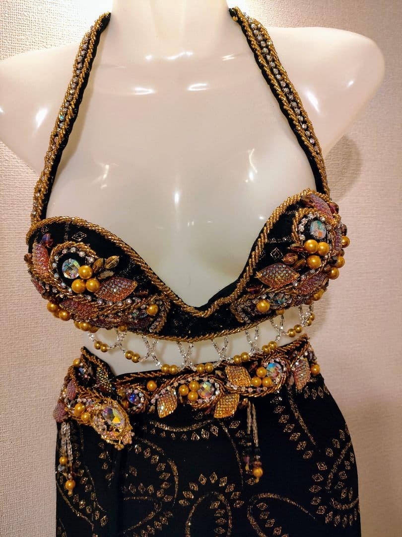 【新品】エジプト製ベリーダンスオリエンタルゴシック衣装