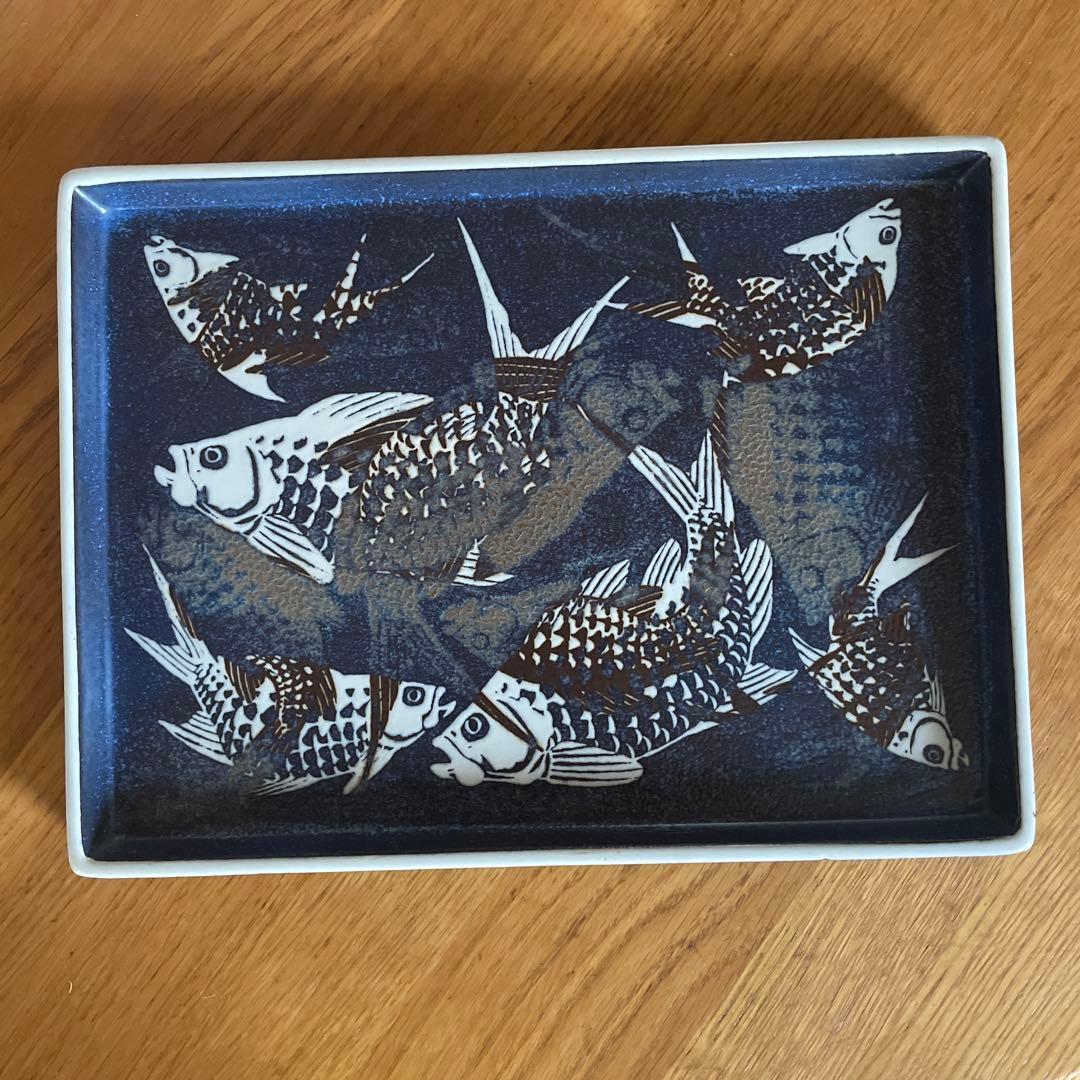 【美品】ロイヤルコペンハーゲン　大判絵皿　ニルス・トーソンデザイン