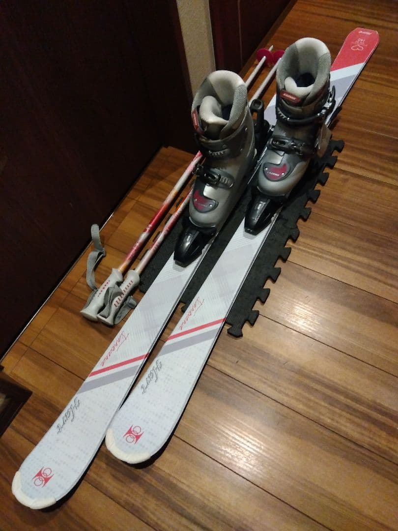 そらぱっぱ HART/学生・小柄な女性用/スキーセット/メンテ・WAX済✔