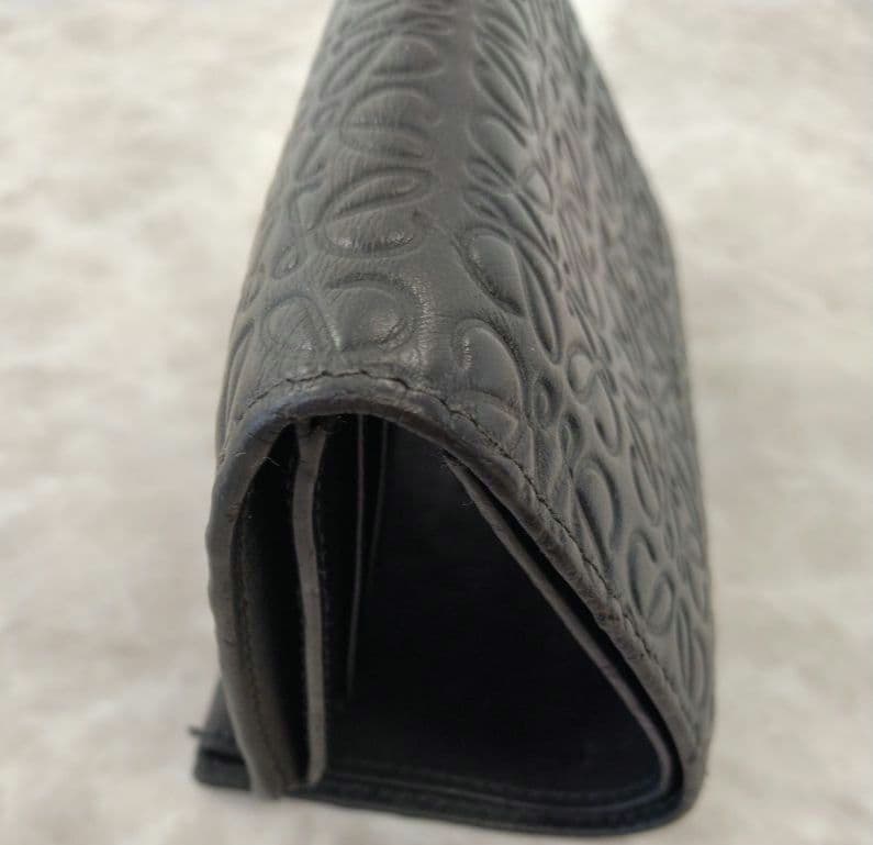 AQG16 ロエベ リピートアナグラム コンパクトウォレット 3つ折財布