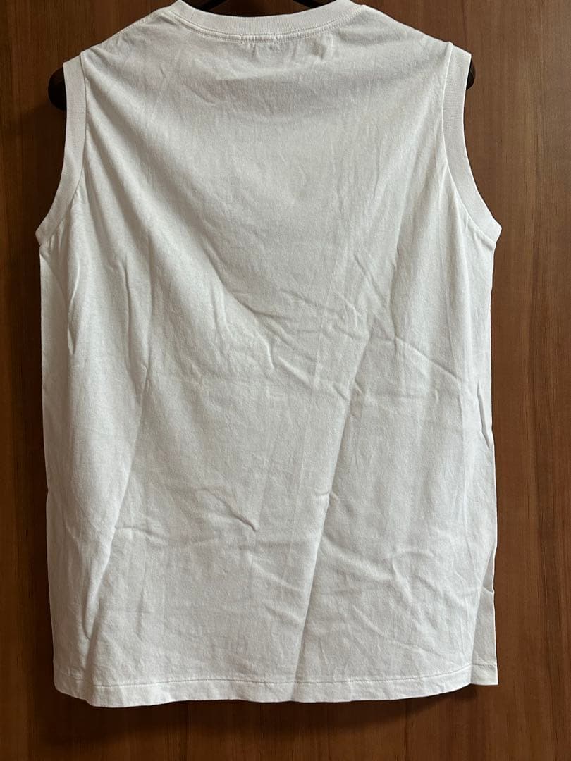 【K. O】COMOLI コットンジャージ ノースリーブ WHITE
