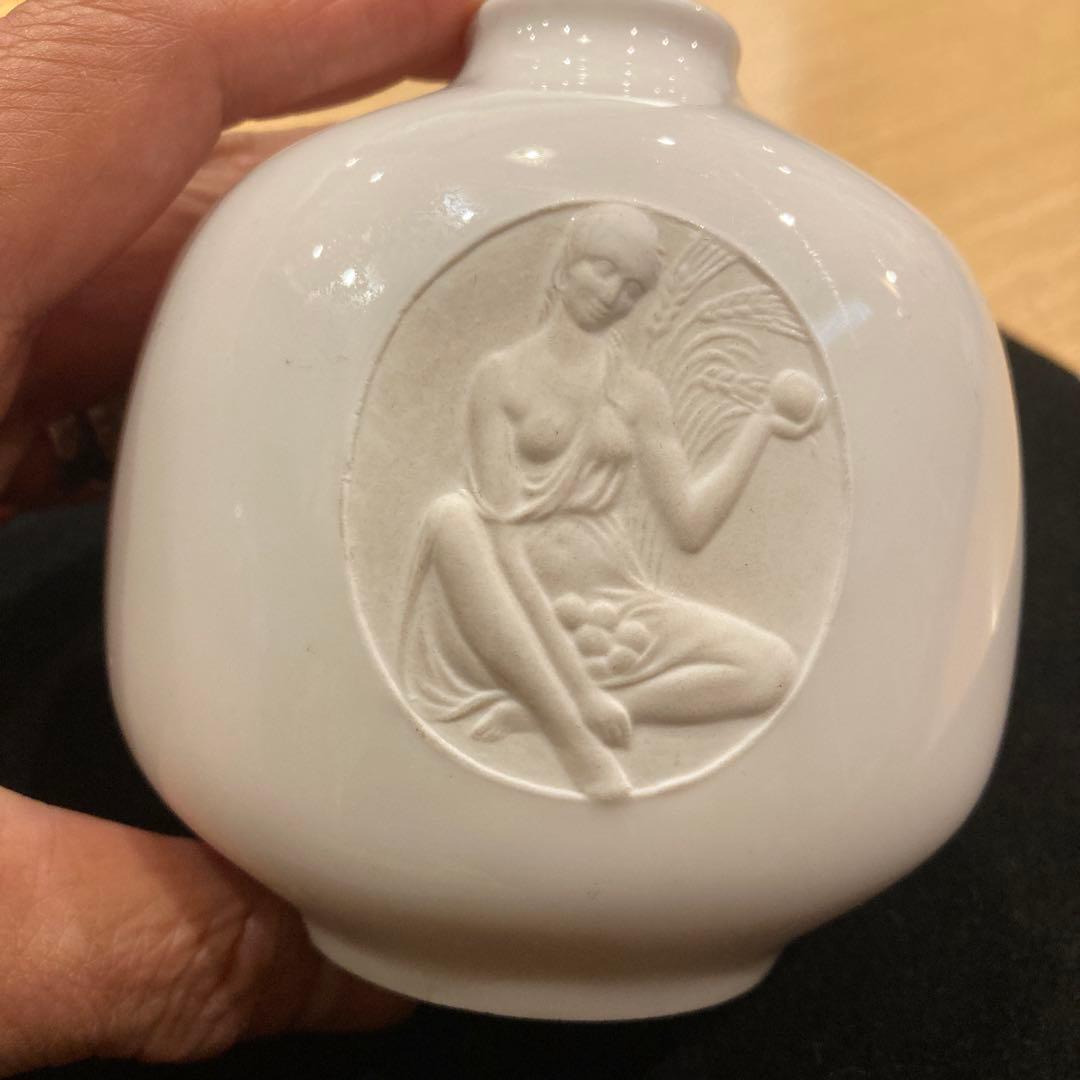 ドイツアンティーク　KPM 白磁ベース