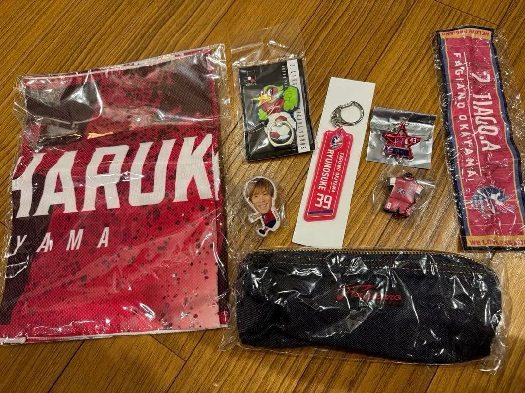 江坂　佐藤龍之介等　ファジアーノ岡山　ガチャ　キーホルダー等