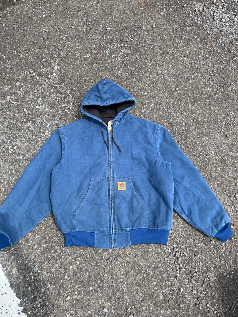 カーハート Carhartt USA製 90s ジャケット j68 blue