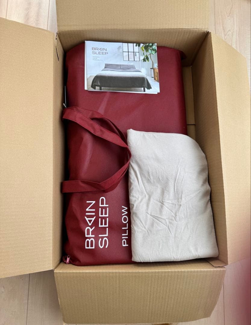 正規品　BRAIN SLEEP ピロー HIGH ＋カバー・バッグ付き