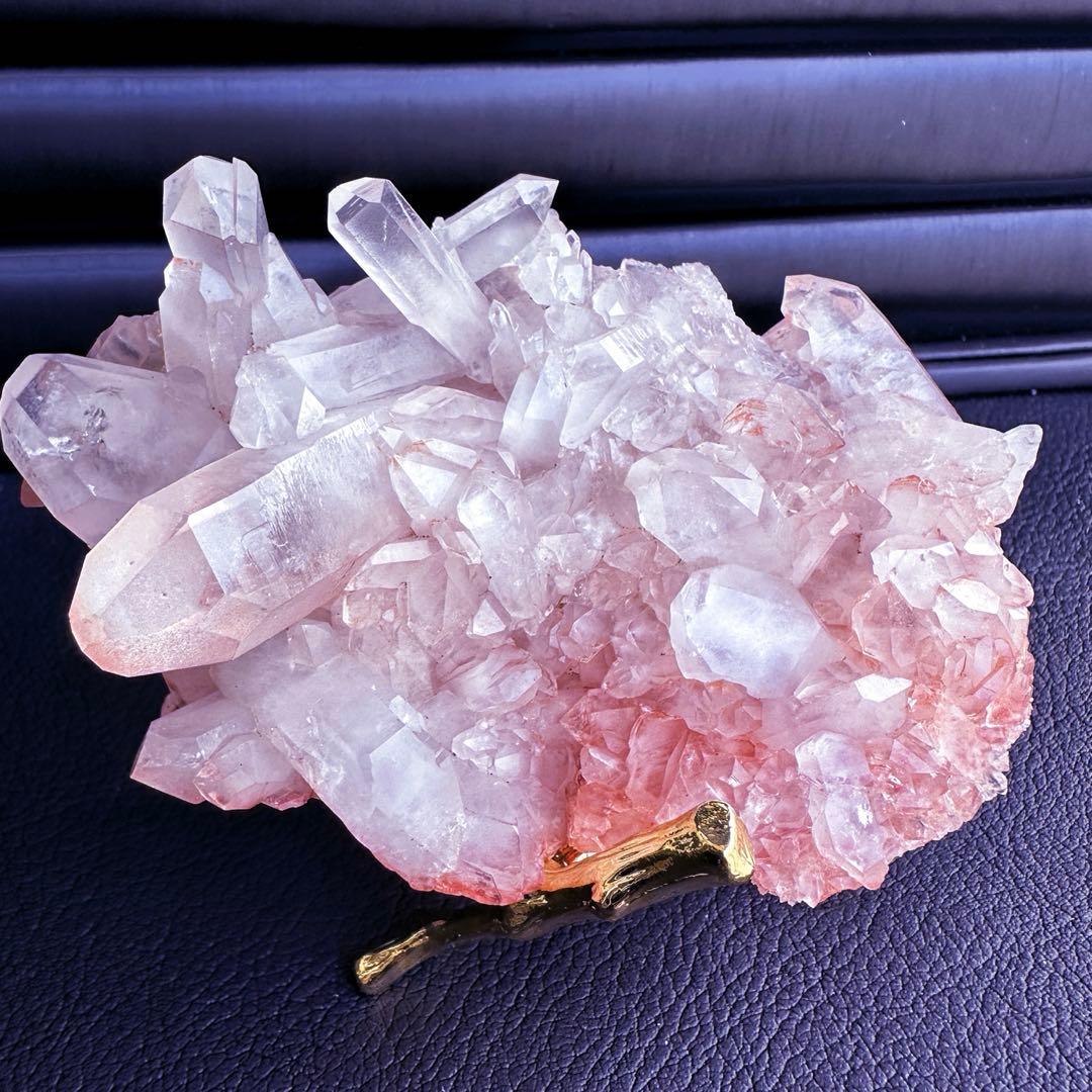 爆レア❗️浄化❗️超綺麗♡超強いパワー ピンク ヒマラヤ クラスター天然石A1550