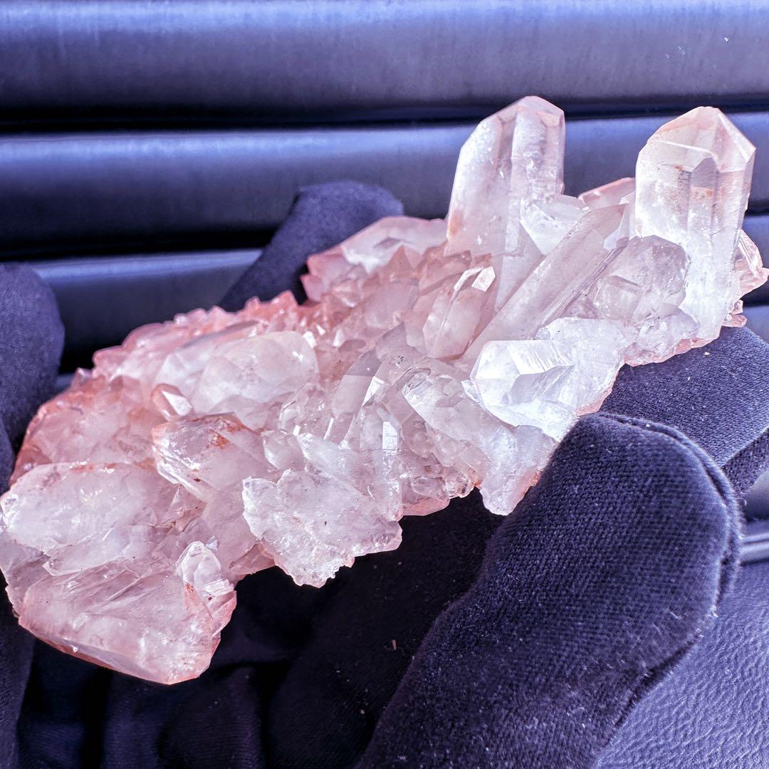 爆レア❗️浄化❗️超綺麗♡超強いパワー ピンク ヒマラヤ クラスター天然石A1550