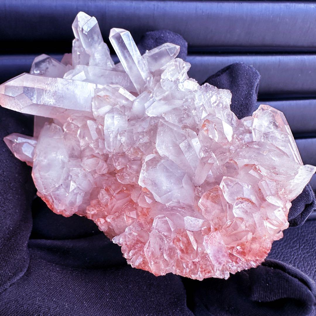 爆レア❗️浄化❗️超綺麗♡超強いパワー ピンク ヒマラヤ クラスター天然石A1550