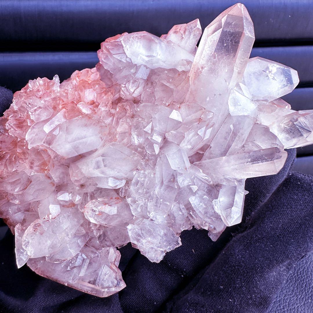 爆レア❗️浄化❗️超綺麗♡超強いパワー ピンク ヒマラヤ クラスター天然石A1550