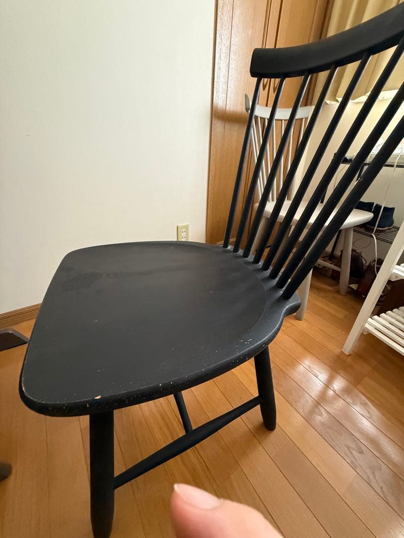 StolabストラブCarl Malmsten木製チェア ブラック