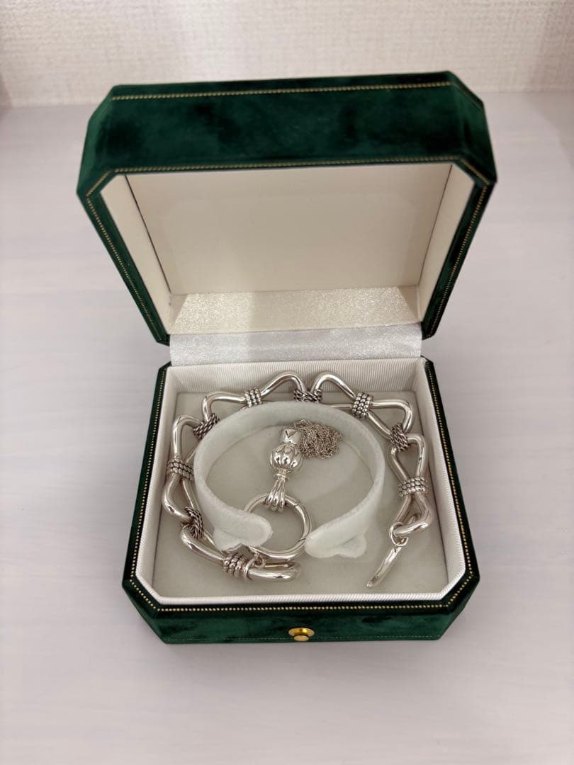 アクセサリー Santaku eight knot silver 925 bracelet