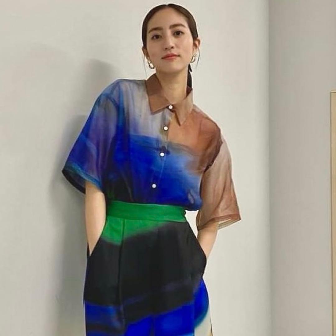 メゾンスペシャル ideas and PAINTING プリントシャツ