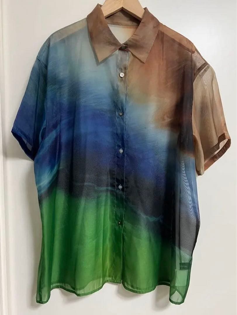 メゾンスペシャル ideas and PAINTING プリントシャツ