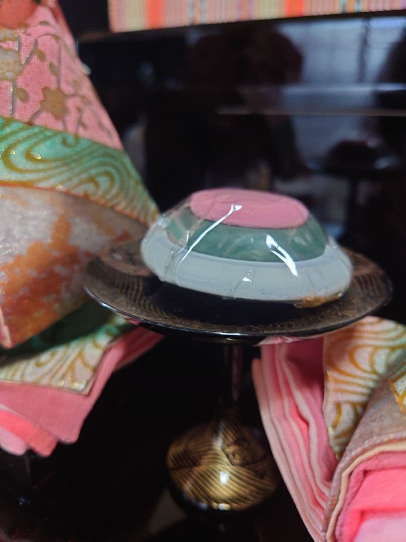 雛人形 3段 漆 漆塗り