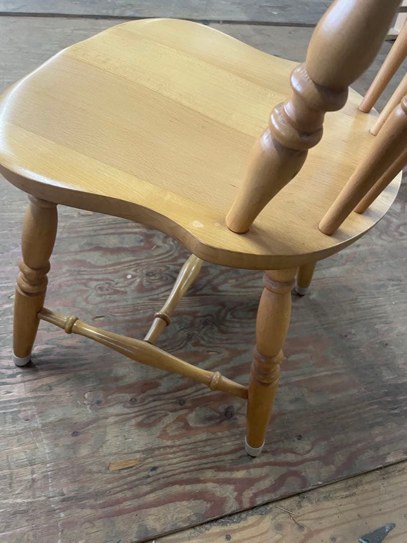 WINDS 太平家具　飛騨　木製　ダイニングチェア ウィンザーチェア　③