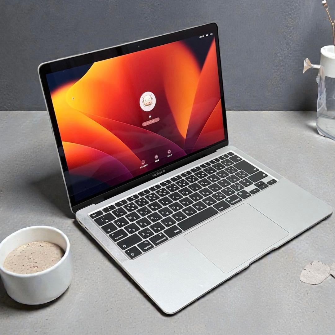 MacBook Air M1 2020 シルバー 13インチ バッテリー92%