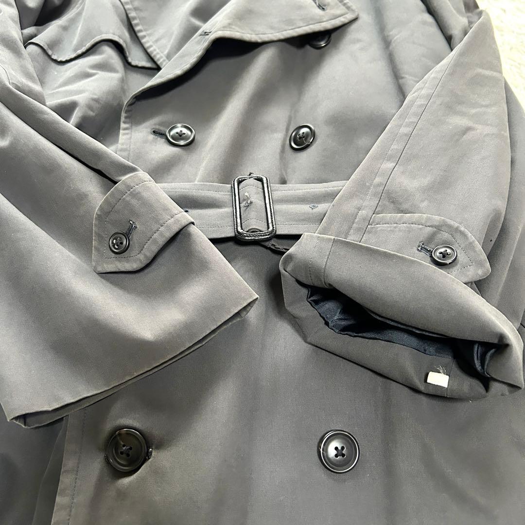 希少　バーバリー　トレンチコート　付け襟　ライナー　ベルト完備　グレー　M相当