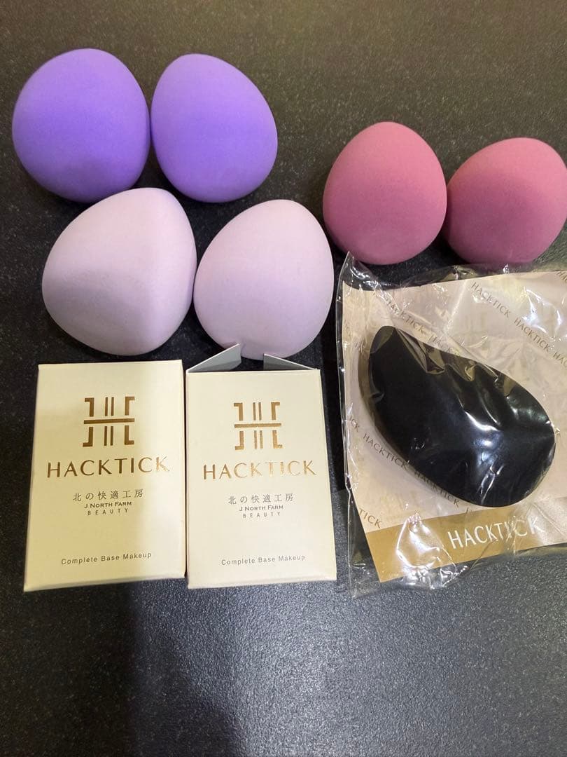 北の快適工房 ハックティック 2本、03オークル スポンジ付き