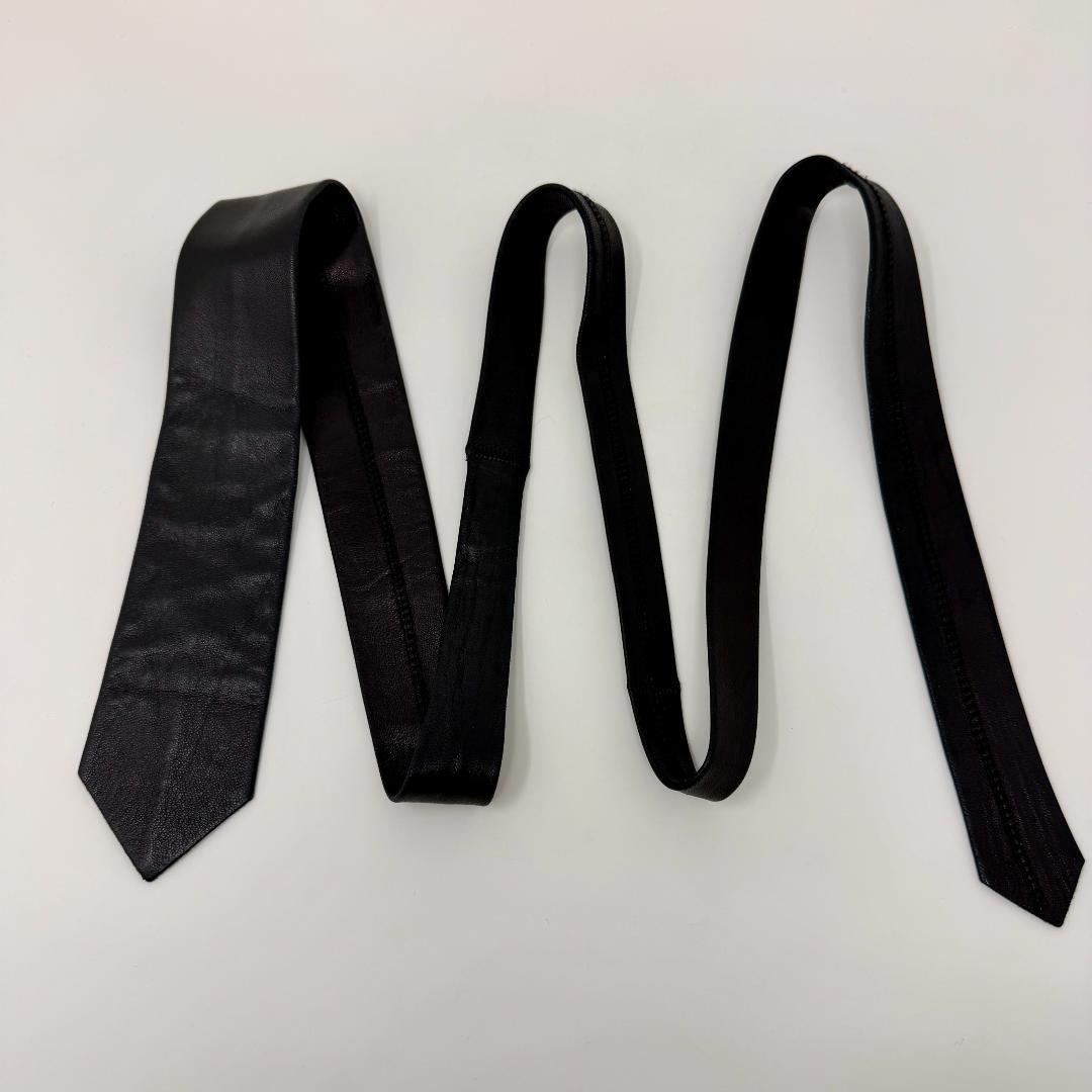 agnès b. Leather Tie Made in France