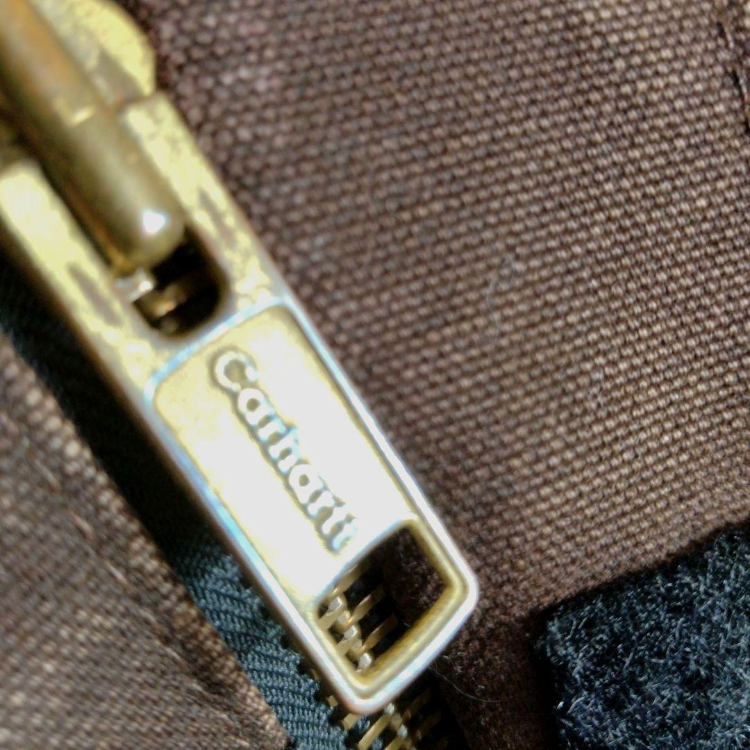 メンズ☆カーハート　トラディショナルジャケット　USA製　XL　レザーパッチ人気