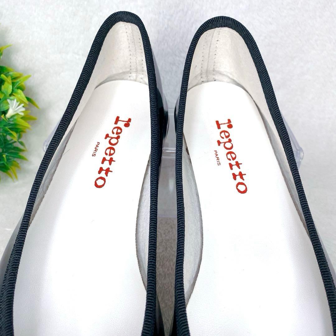 美品✨レペット サンドリオン パテント ブラック 36 バレエシューズ エナメル