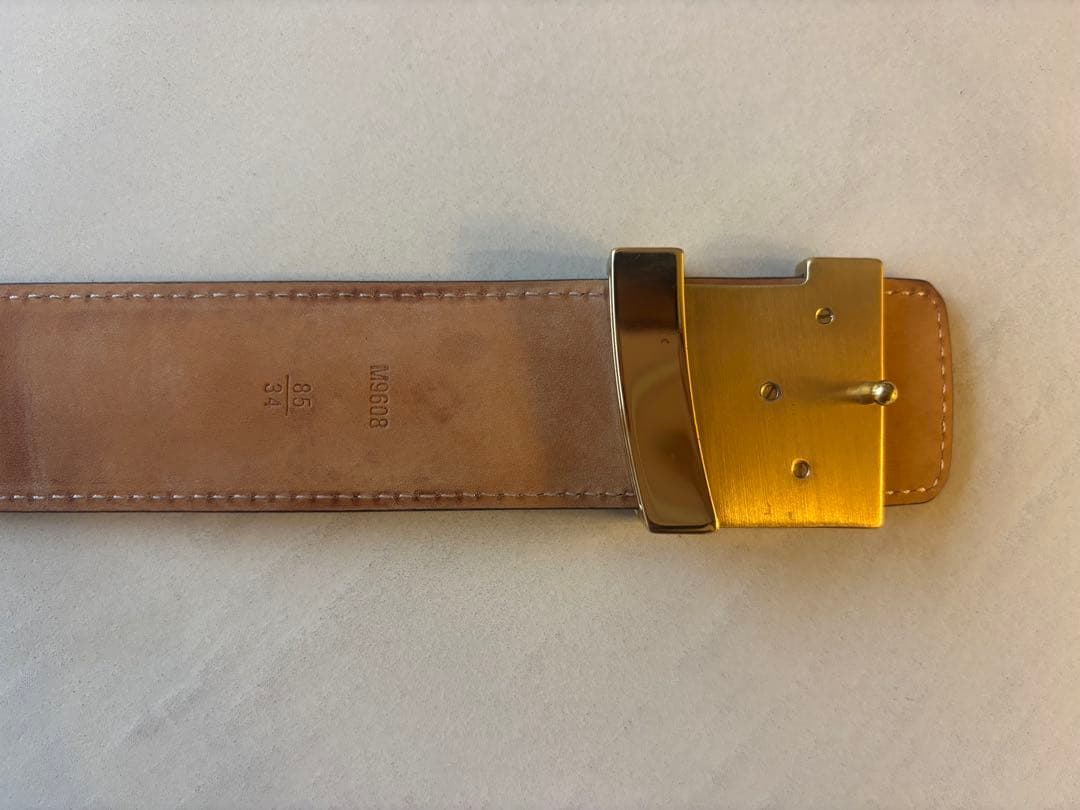 【良品】Louis Vuitton モノグラム　ベルト 85/34