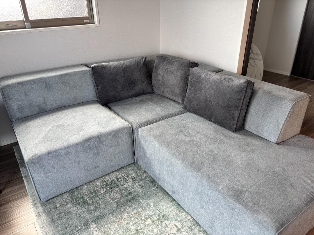 ☆引き取り限定☆ KARE infinity sofa / L字ソファ