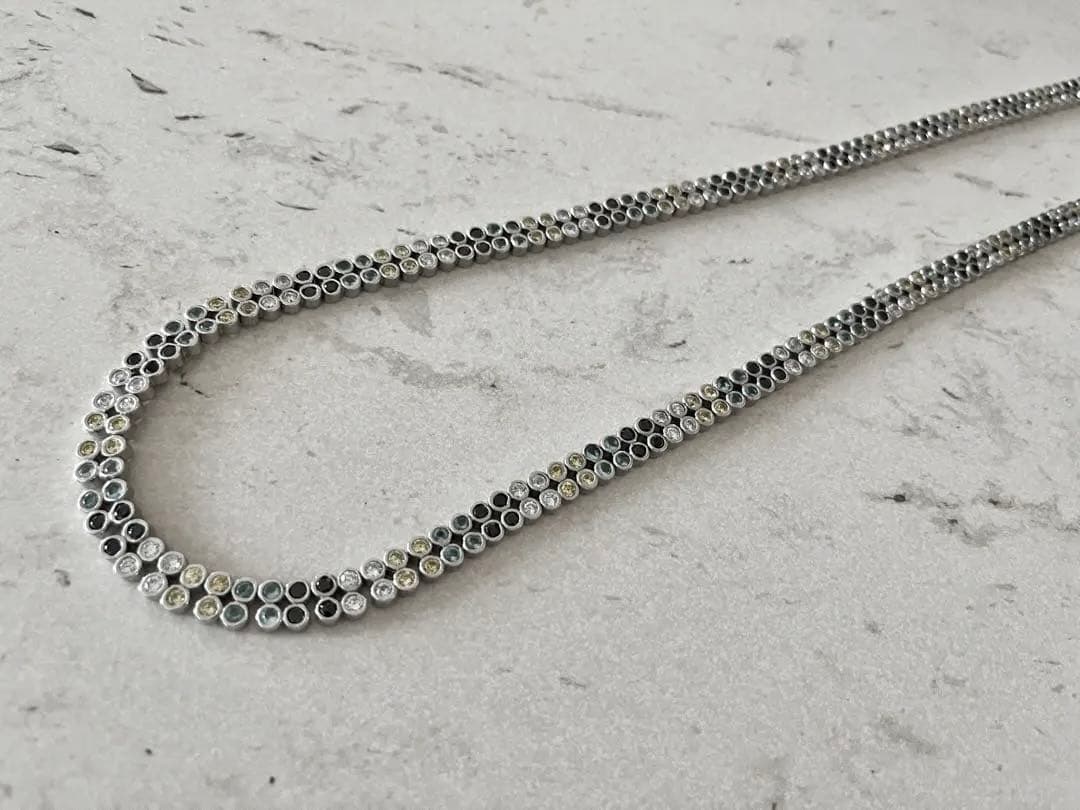 希少⭐︎LA買付在庫品HIPHOP Silver925 テニスチェーン